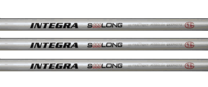 White Integra Sooolong Ultra Lite 45 Gram Wood Shaft Integra