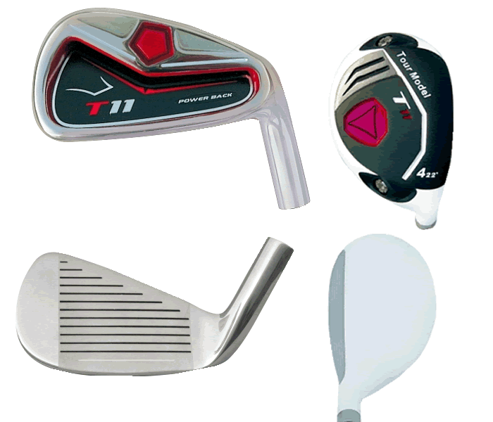 T11 Powerback Iron + Hybrid Combo Set (TaylorMade® R11™ Style) | Comp To Taylor Made®T11